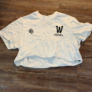 White Darc Sport Crop T-shirt